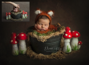 Creamy Background Edit Newborn Editing Tutorial Newborn Actions Fine Art Photography Painterly Effect Woodland Theme Photoshoot