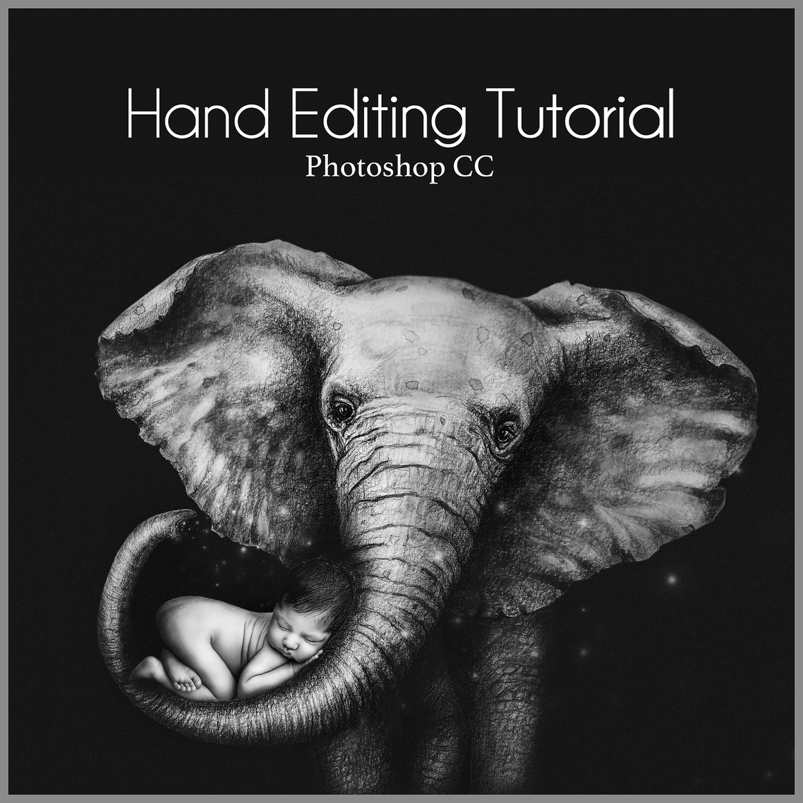 NEW!  Digital Edit Tutorial Elephant - Dream Artsy Actions Tutorials