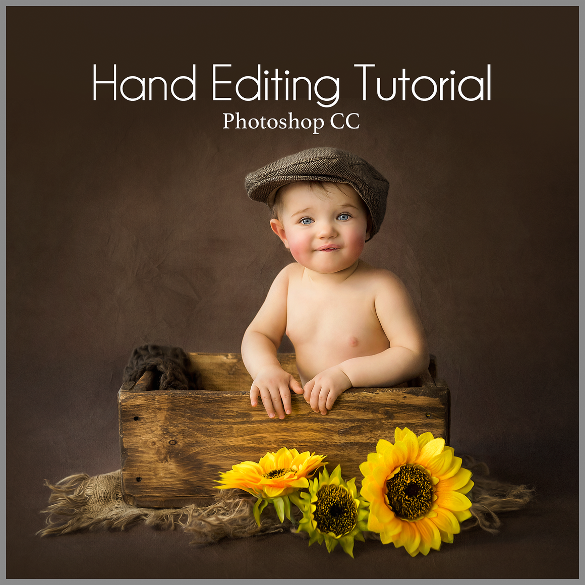Fine Art Simple Studio Sitter Baby Editing Tutorial  | Photoshop Class - Dream Artsy Actions Tutorials